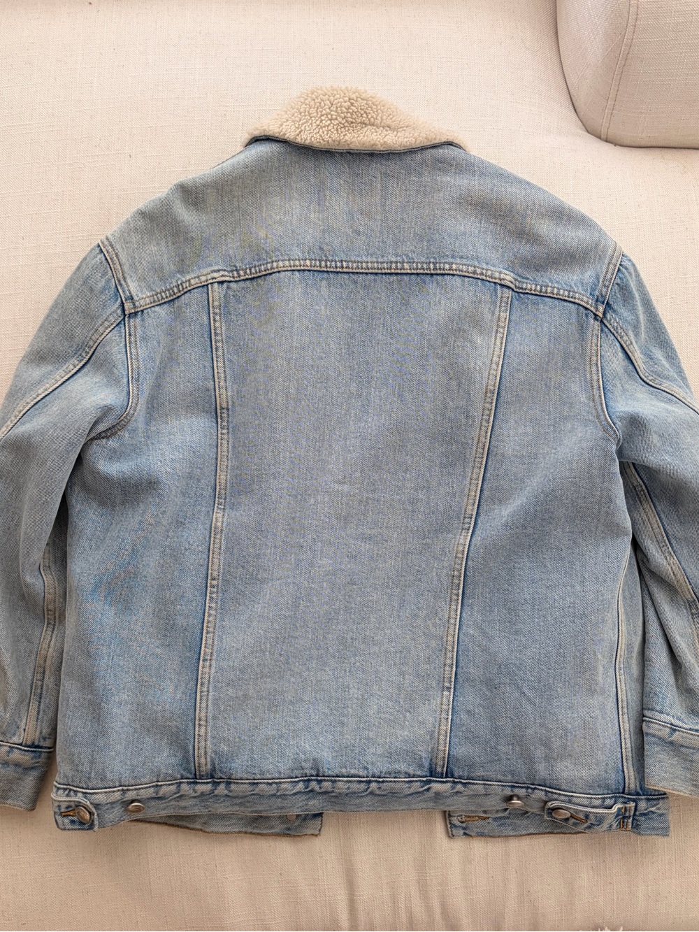 Wilfred Sherpa Collar Jean Jacket - Picture 2 of 3